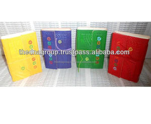 Diario de Cuero Colorido Hecho a Mano, Diario de Cuero Enriquecido Artesanal, Suave, Duradero, Perfecto para Escribir y Dibujar a Diario - Product Image 1