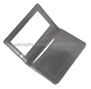 Étuis noirs pour cartes de crédit avec fenêtre d'identification - Product Image 1
