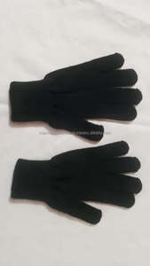 Wholesale Winter Customer Requirement Logo Knitted 100% Woolen Fabric and <b>Mittens</b> Gauntlet <b>Mittens</b> - Product Image 6