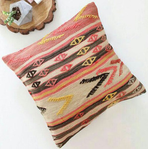 Coton fait sur mesure housse de coussin kilim - Product Image 1