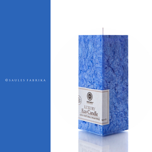 100% Pure Eco Palm Wax Velas sin perfume Colección azul oscuro en diferentes formas para la decoración del hogar - Product Image 3