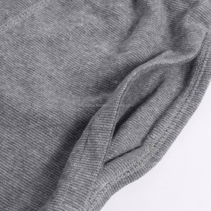 custom oem Heather Grey french Terry fleece <b>sweat</b> <b>shorts</b> - Product Image 3