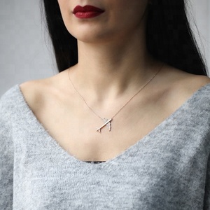 Pendentif à breloque en pierre de Zircon de forme ronde, conception d'avion, fait à la main, vente en gros, bijoux en argent Sterling 925 - Product Image 2