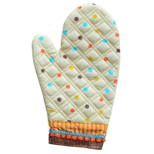 Manopla de horno de algodón de estilo liso de Color amarillo para uso multiusos manopla de horno resistente al calor - Product Image 4