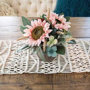 Chemin de Table en macramé pour mariage, en coton, pour noël - Product Image 6