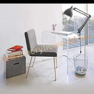 Perspex-Silla de escritorio acrílica, Pedestal/transparente, transparente, con forma de S - Product Image 5