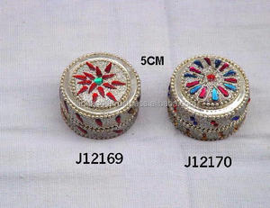 Caja de pastillas de mosaico con patrón de estrella, disponible en todos los colores y tamaños, caja de pastillas de Metal pequeña - Product Image 2