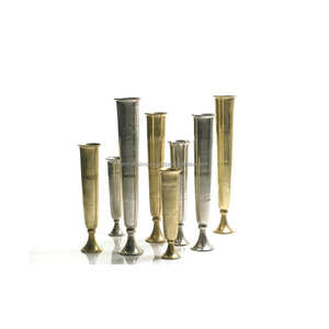 Vase à fleurs en aluminium de style moderne fait à la main nouveau pot de fleur en métal de style pour la décoration de mariage vase de sol - Product Image 1