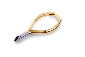 NGHIA N-01G professionnel en acier inoxydable fini or pince à cuticules pour ongles ensemble de manucure Nail Art Made Vietnam Factory OEM - Product Image 4