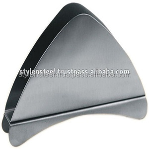 Antique-<b>Color</b> Stainless Steel Napkin <b>Tissue</b> <b>Paper</b> Holder Counter Top Napkin Rack with Full Metal Construction - Product Image 3