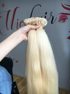 ช่อต่อผมมนุษย์100% 613ฟอกขาว cabelo humano - Product Image 3