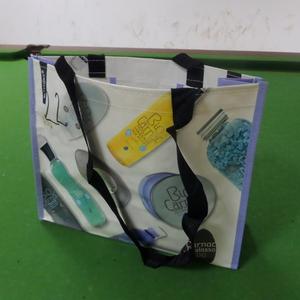 Bolsa de Compras Tejida de PP con Asas, Tamaño y Color Personalizados, Película OPP Brillante, Asas de Cinta de PP - Buen Producto - Product Image 3