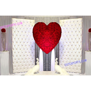 Panel de Fondo de Cuero Moderno y Lujoso con Cristales y Capitoné Blanco, Ajustable para Bodas, Nuevo Estilo, Elemento Decorativo, Australia - Product Image 1