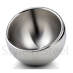 ชามข้าวสองชั้น ชามผสมสแตนเลสสำหรับครัว ชามขนมสองชั้น สแตนเลส - Product Image 1