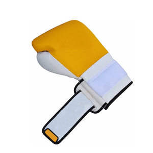 Guante de boxeo de cuero genuino con logotipo personalizado y color Venta caliente Guantes DE LUCHA Guantes de boxeo de cuero para hombres - Product Image 2