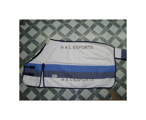 Manta Redonda para Caballo de Algodón Transpirable y Cómoda de Verano HAL, con Forro de Nailon para Uso en Doma Clásica y Compañía Equina - Product Image 1