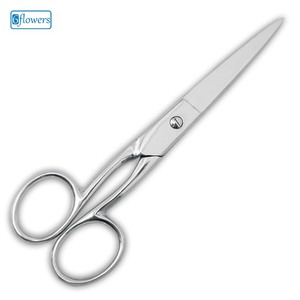 Left-Handed Office Paper Cutting Scissors Stainless Steel <b>Hand</b> Tool with Sharp Straight Blade for <b>Nail</b> Art and Care - Product Image 1