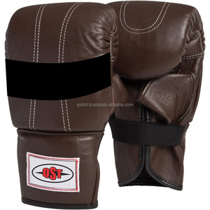Bolsa de práctica de lucha de combate de PVC profesional de 8oz 100% guantes de perforación de cuero de vaca para entrenamiento de boxeo disponibles en tamaños - Product Image 6