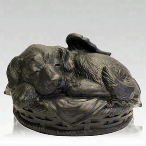 <b>Dog</b> Pet Angel Aluminum Funeral <b>Urn</b> Funeral Supplies Brassworld India - Product Image 5