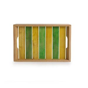 <b>Wooden</b> <b>Tray</b> <b>Wooden</b> Serving <b>Tray</b> <b>Wooden</b> Breakfast <b>Tray</b> with Handle Wholesale Manufacturer factory direct sale - Product Image 2