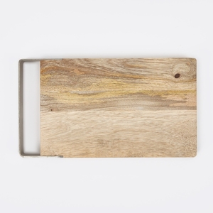 Tabla de cortar, Mango de madera, 17x27cm - Product Image 1