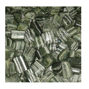 Cuentas de piedras preciosas rectangulares para fabricación de joyas, Jaspe Natural, verde, cebra - Product Image 2