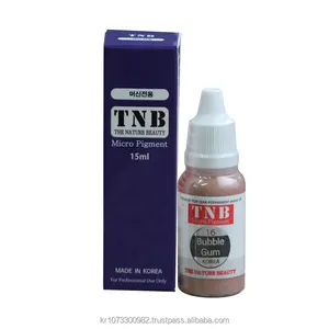 High-Quality Tattoo Ink TNB Micro Pigment 16.Bubble Gum Color for semi permanent make up eyebrow, lip, Made in Korea