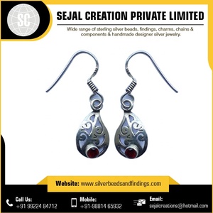 Boucle d'oreille en argent sterling 925 avec pierres précieuses pour cadeau de mariage-Prix d'usine - Product Image 5