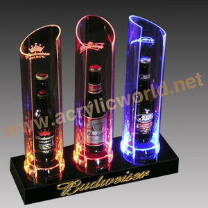 <b>Desktop</b> Acrylic Display <b>Stand</b> LED Wine Bottle Display <b>Stand</b> - Product Image 3