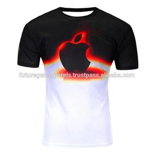 Casual 3D Printed Breathable Eco-Friendly Men's T-Shirt Custom Brand Jersey Front Single Jersey <b>Knitted</b> OEM Service Digital - Product Image 3
