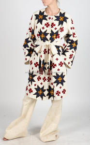 Suzani-Chaqueta Bohemia con estampado geométrico para mujer, traje femenino con bordado, talla grande, a la moda, para playa - Product Image 2