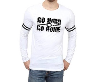 OEM Mens dtg Printing Custom Logo Plain White Tee Shirt 100% Cotton Wholesale High Quality New - Product Image 4