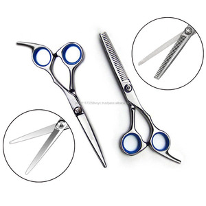 Tijeras profesionales de peluquería, para Barbero, con revestimiento de titanio dorado, para cabello, de un solo borde, para adelgazamiento - Product Image 4