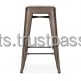 Tabouret en métal de style industriel pour une utilisation polyvalente pour la maison Bar Hôtel Salle à manger Extérieur Chambre Atelier pour le salon - Product Image 2