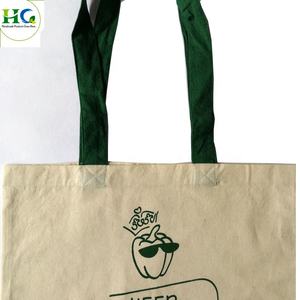 Sac fourre-tout en coton écologique de qualité supérieure Logo avec cordon de serrage personnalisé Emballage en toile à prix raisonnable pour le marché indien - Product Image 4