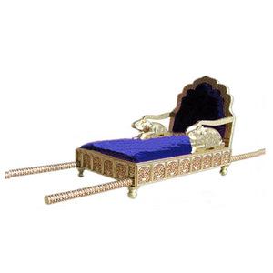 Indian Wedding Bride Ceremony <b>Doli</b> Jodha Akbar <b>Doli</b> Wooden Brass Metal <b>Doli</b> - Product Image 1