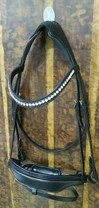 Handcrafted Horse Bridle in Black <b>Tan</b> <b>Brown</b> with Custom Logo-Durable Leather for Comfort and Style - Product Image 3