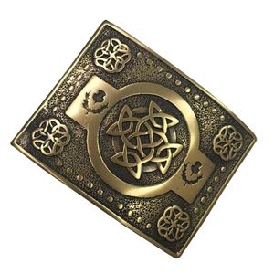 หัวเข็มขัดทรงสก็อตแบบโบราณทำจากทองเหลืองหัวเข็มขัด - Product Image 1