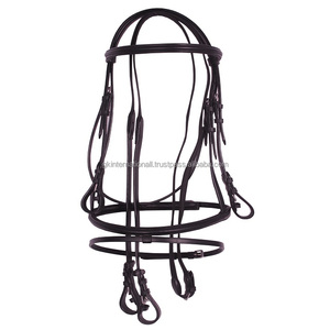 Brida de cuero de caballo de la mejor calidad Brida de caballo recubierta de PVC personalizada y productos de Carreras de Caballos ecuestres - Product Image 1