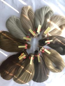 Extensions de cheveux humains Remy vierges 613 droites non traitées 10-32 pouces Machine Double trame en vrac cheveux blonds vietnamiens - Product Image 2