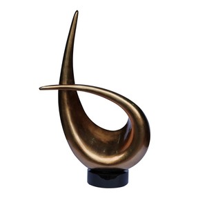 Lacquer Sculpture Quality Eco-friendly Handcrafted Vietnam in Red & Gold Silver Leaf Home Decoration Nautical Viet Nam - Product Image 2