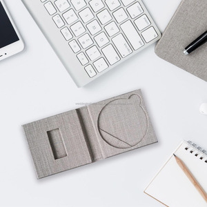 Stylish Handmade Foldable <b>Grey</b> Felt Journal - Product Image 4