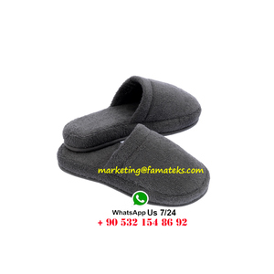 Pantoufles réutilisables lavables en tissu éponge de haute qualité, meilleur prix, pour la maison et l'hôtel, écologiques, taille et couleur personnalisées - Product Image 3