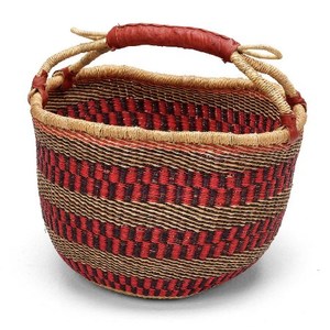 Handgefertigter natürlicher Seegraskorb faltbarer Bolga-Stroh-Speicher für Kleidung Vietnam Großhandel handgewebte Heimdekoration Produkte - Product Image 6