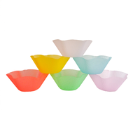 Porte-cornets de crème glacée miniatures personnalisés écologiques, réutilisables, recyclables, imprimés en offset, en stock, en matériau PP, avec logo personnalisé