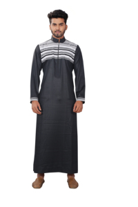 Último Diseño en Oferta, Thobe Árabe para Hombre, Ropa Islámica de Manga Larga, Vestimenta Musulmana - Product Image 2