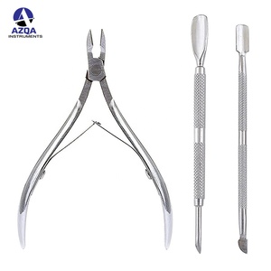<b>Nipper</b> and <b>Cuticle</b> Pushers Set for Manicure and Pedicure Including <b>Cuticle</b> Pushers Stainless Steel Manicure Implements - Product Image 4