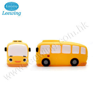 กระปุกออมสินรูปรถโรงเรียนอเมริกันสำหรับเด็ก ทำจากพลาสติก ปลอดภัย - Product Image 2