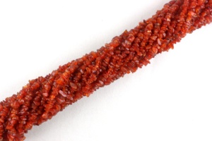 Pierre précieuse de cornaline naturelle lisse non coupée Orange puces perles en gros de haute qualité fabrication de bijoux à bricoler soi-même - Product Image 5