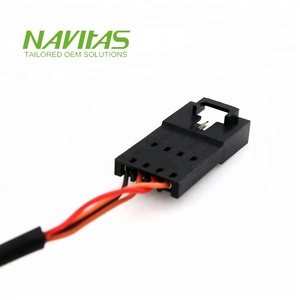 Molex 50579404 Molex 70107 personalizado-0003 4 pines 2,54mm Molex Plug Housing Arnés de cableado personalizado - Product Image 4
